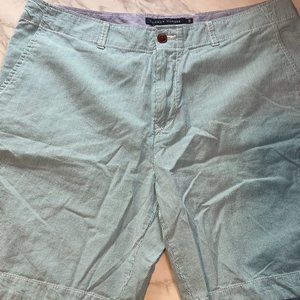 Tommy Hilfiger Men's Seersucker Shorts Size 36 Blue Striped Classic Fit